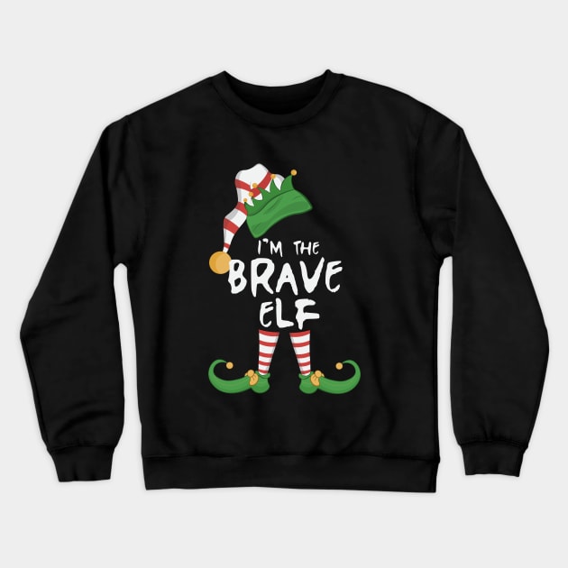 I'm The Brave Elf Crewneck Sweatshirt by novaya